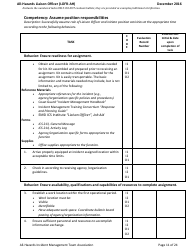 Task Book for the Position of All-hazards Liaison Officer (Lofr-Ah) - Washington, Page 11