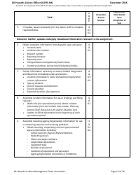 Task Book for the Position of All-hazards Liaison Officer (Lofr-Ah) - Washington, Page 12