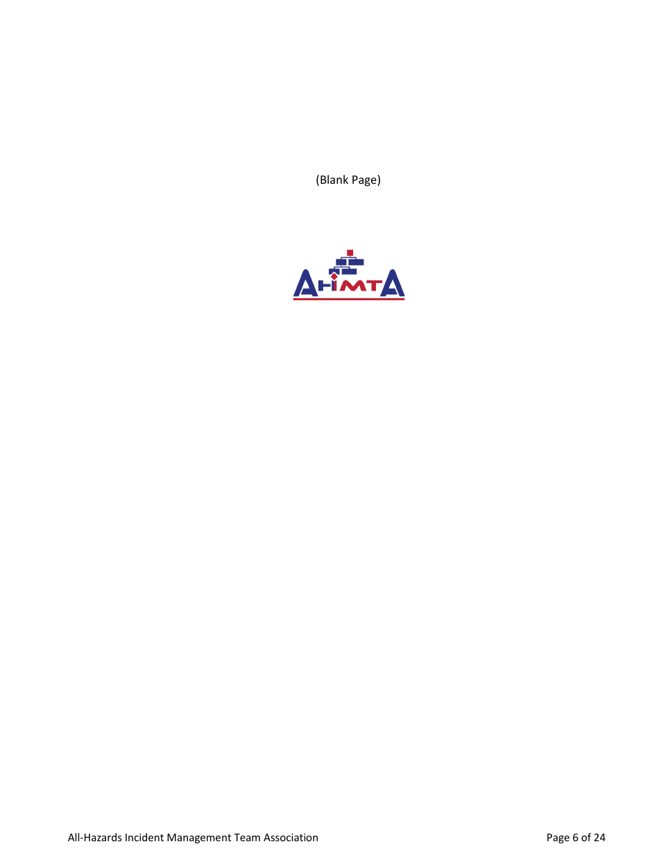 Task Book for the Position of All-hazards Liaison Officer (Lofr-Ah) - Washington, Page 6