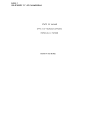 Exhibit 2 Surety Bid Bond - Hawaii