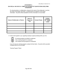 Attachment A Submitter Statement of Qualifications (Soq) Form Stewardship - Hawaii, Page 13