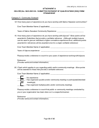 Attachment A Submitter Statement of Qualifications (Soq) Form Stewardship - Hawaii, Page 14