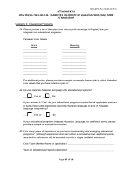 Attachment A Submitter Statement of Qualifications (Soq) Form Stewardship - Hawaii, Page 15