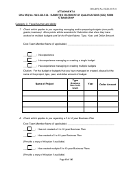 Attachment A Submitter Statement of Qualifications (Soq) Form Stewardship - Hawaii, Page 8
