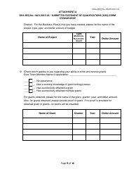 Attachment A Submitter Statement of Qualifications (Soq) Form Stewardship - Hawaii, Page 9