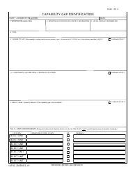 Form 1AF42 Capability Gap Identification