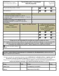 Formulario PPS7001 Vale De Educacion Y Capacitacion Plan Del Programa - Kansas (Spanish), Page 3
