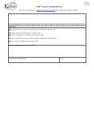 Form PPS2450 Care Provider Evaluation Referral - Kansas, Page 2