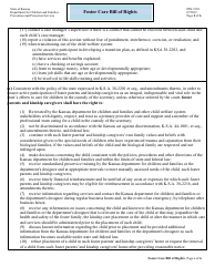 Form PPS-5138 Foster Care Bill of Rights - Kansas, Page 2