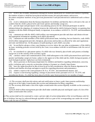 Form PPS-5138 Foster Care Bill of Rights - Kansas, Page 3