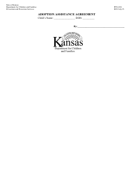 Form PPS6130 Adoption Assistance Agreement - Kansas, Page 4