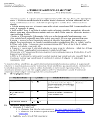 Formulario PPS6130 Acuerdo De Asistencia De Adopcion - Kansas (Spanish), Page 2