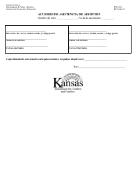Formulario PPS6130 Acuerdo De Asistencia De Adopcion - Kansas (Spanish), Page 4