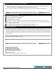 Forme V-3121 Demande D&#039;aide Financiere - Programme D&#039;aide Gouvernementale Aux Infrastructures De Transport Collectif - Quebec, Canada (French), Page 8