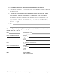 Form NAM102 Application for Name Change and Other Relief - Minnesota, Page 6