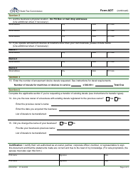 Form ADT (EFO00148) Application for Amusement Device Permit - Idaho, Page 2