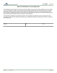 Form IBR-3 (EFO00204) Fuel Distributor License Application - Idaho, Page 3