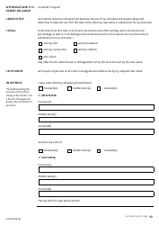 Form LOC020 Change of Name Deed - United Kingdom, Page 2