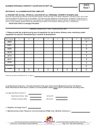 Form 1 Annual Report - Maryland, Page 4