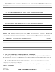 Form VN185 Marital Settlement Agreement - County of Ventura, California, Page 5