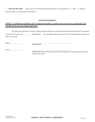 Form VN185 Marital Settlement Agreement - County of Ventura, California, Page 6