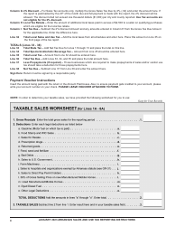 Instructions for Form ET-1 Arkansas Excise Tax Return - Arkansas, Page 4