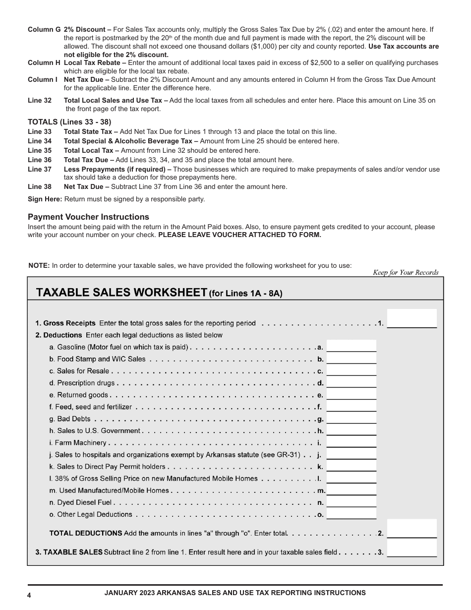 Download Instructions For Form Et 1 Arkansas Excise Tax Return Pdf 2023 Templateroller 8210