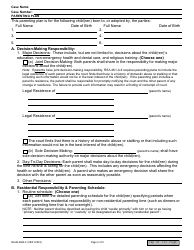 Form NHJB-2064-F Parenting Plan - New Hampshire, Page 2