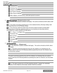 Form NHJB-2064-F Parenting Plan - New Hampshire, Page 4