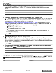 Form NHJB-2064-F Parenting Plan - New Hampshire, Page 8