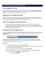 Title Iii Application User Guide - Indiana, Page 11