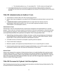 Title Iii Application User Guide - Indiana, Page 12