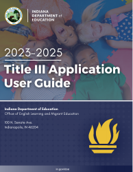 Title Iii Application User Guide - Indiana