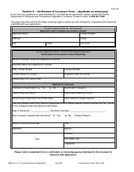 Form DBPR ALU11 Application for Licensure by 10 Year Endorsement - Florida, Page 13