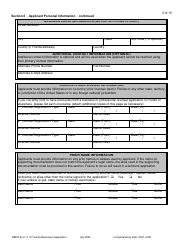 Form DBPR ALU11 Application for Licensure by 10 Year Endorsement - Florida, Page 6