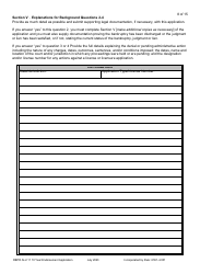 Form DBPR ALU11 Application for Licensure by 10 Year Endorsement - Florida, Page 9