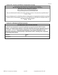 Form DBPR ALU1 Application for Licensure as an Individual - Florida, Page 14