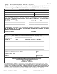 Form DBPR ALU1 Application for Licensure as an Individual - Florida, Page 15