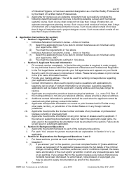 Form DBPR ALU1 Application for Licensure as an Individual - Florida, Page 3