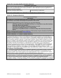 Form DBPR ALU2 Application for Licensure as a Business - Florida, Page 13