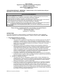 Form DBPR ALU2 Application for Licensure as a Business - Florida, Page 2