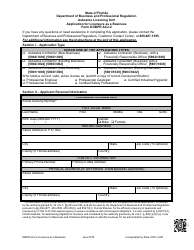 Form DBPR ALU2 Application for Licensure as a Business - Florida, Page 7