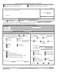 Document preview: Form RI-CR012 Veterans Court Program Referral - County of Riverside, California
