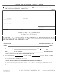 Document preview: Form RI-PR009 Report of Status of Administration - County of Riverside, California