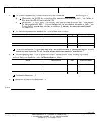 Form RI-PR007 Order on Report of Personal Representative; Petition for Preliminary or Final Distribution and for Payment of Compensation - County of Riverside, California, Page 3