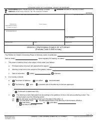 Document preview: Form RI-PR042 Orders Concerning Power of Attorney - County of Riverside, California