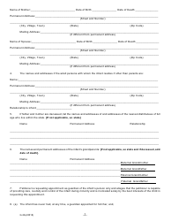 Form G-2A Petition for Appointment of Guardian of Person Only - New York, Page 2