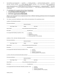 Form CSMD-1 Petition for Appointment/Confirmation of Standby Guardian (Scpa 1757) - New York, Page 2