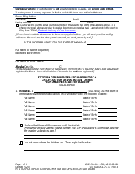 Form DR-488 Petition for Expedited Enforcement of a Child Custody or Visitation Order From Another State or Country - Alaska