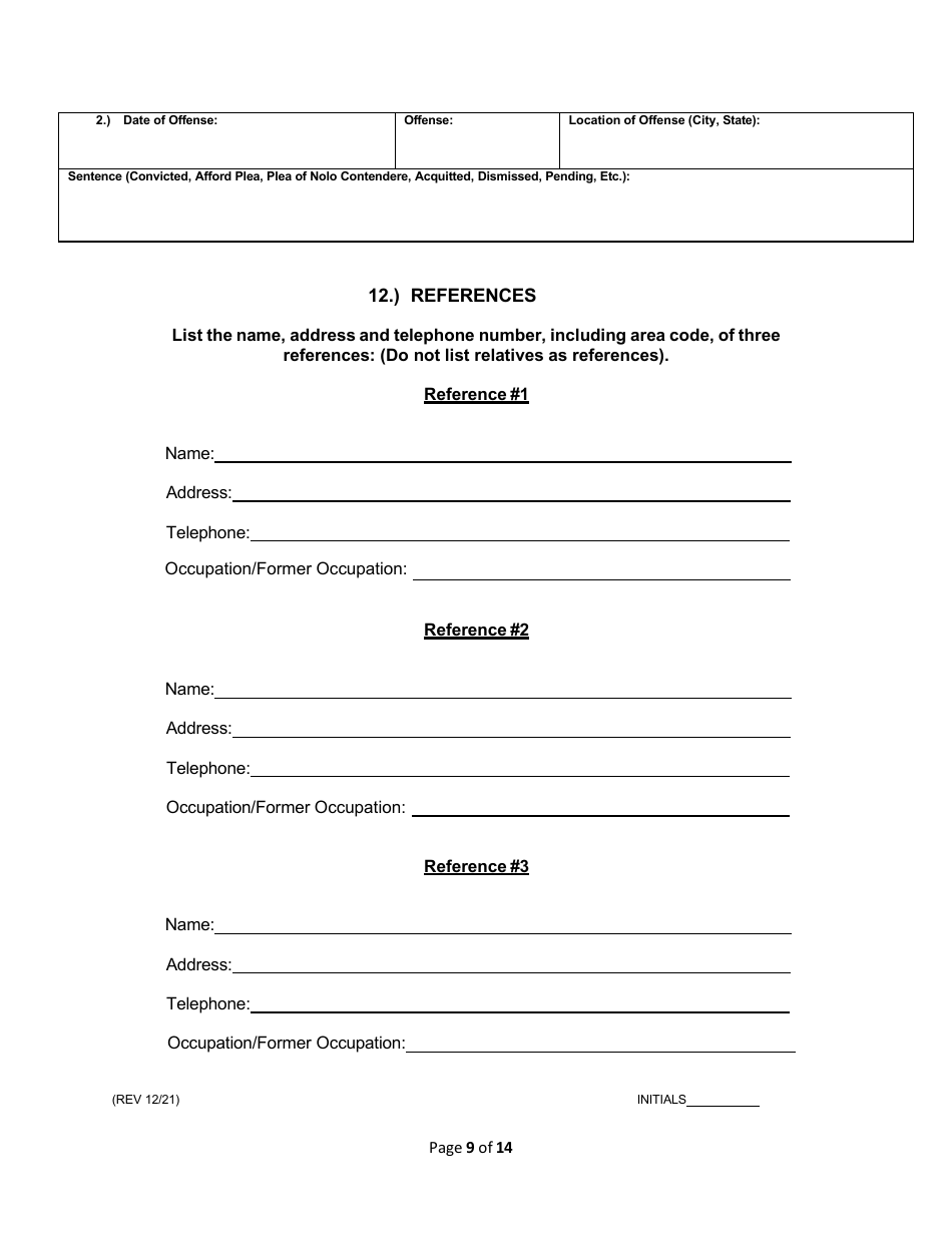 Service Employee Application - Rhode Island, Page 9